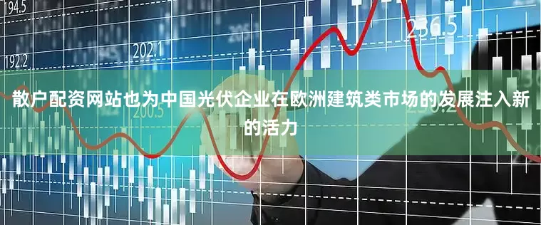 散户配资网站也为中国光伏企业在欧洲建筑类市场的发展注入新的活力